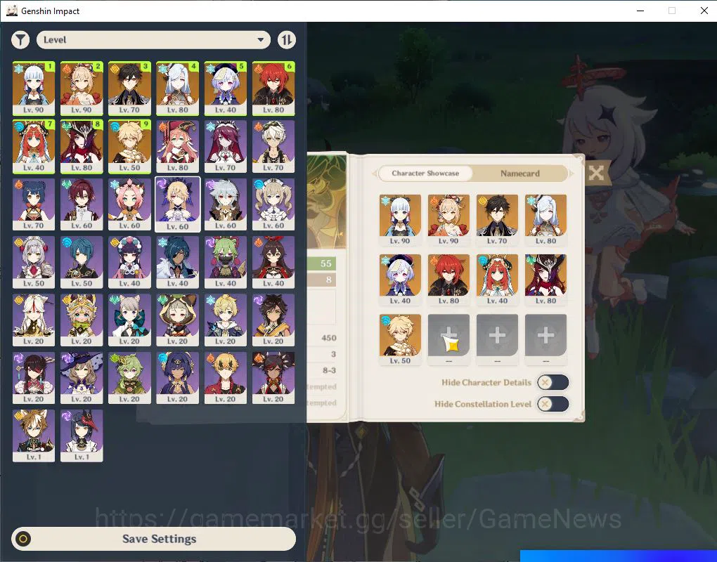 Genshin Impact Accounts ASIA|AR 55|6 Limited +1(*5Weapon)|Chasca,Ayaka,Zho image 2