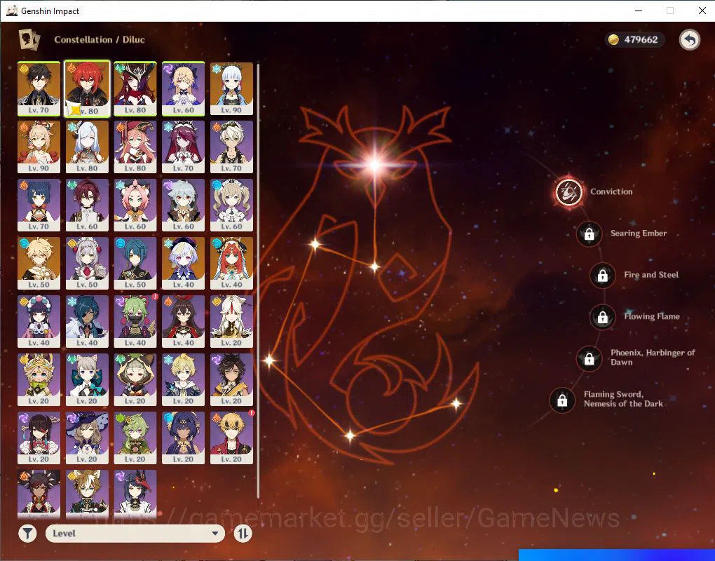 Genshin Impact Accounts ASIA|AR 55|6 Limited +1(*5Weapon)|Chasca,Ayaka,Zho image 3