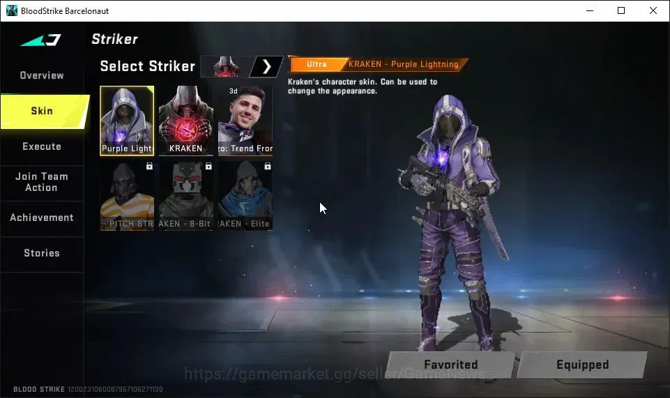 Blood Strike Accounts ASIA|Fresh Starter|ULTRA KRAKEN-Purple Lightning|N image 3