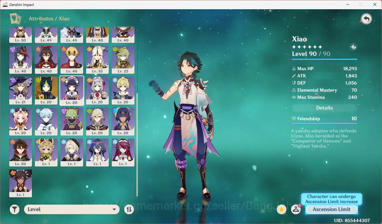 Genshin Impact Accounts ASIA|AR 55|4 limit| XIao,|Furina, Raiden Shogun, K image 16