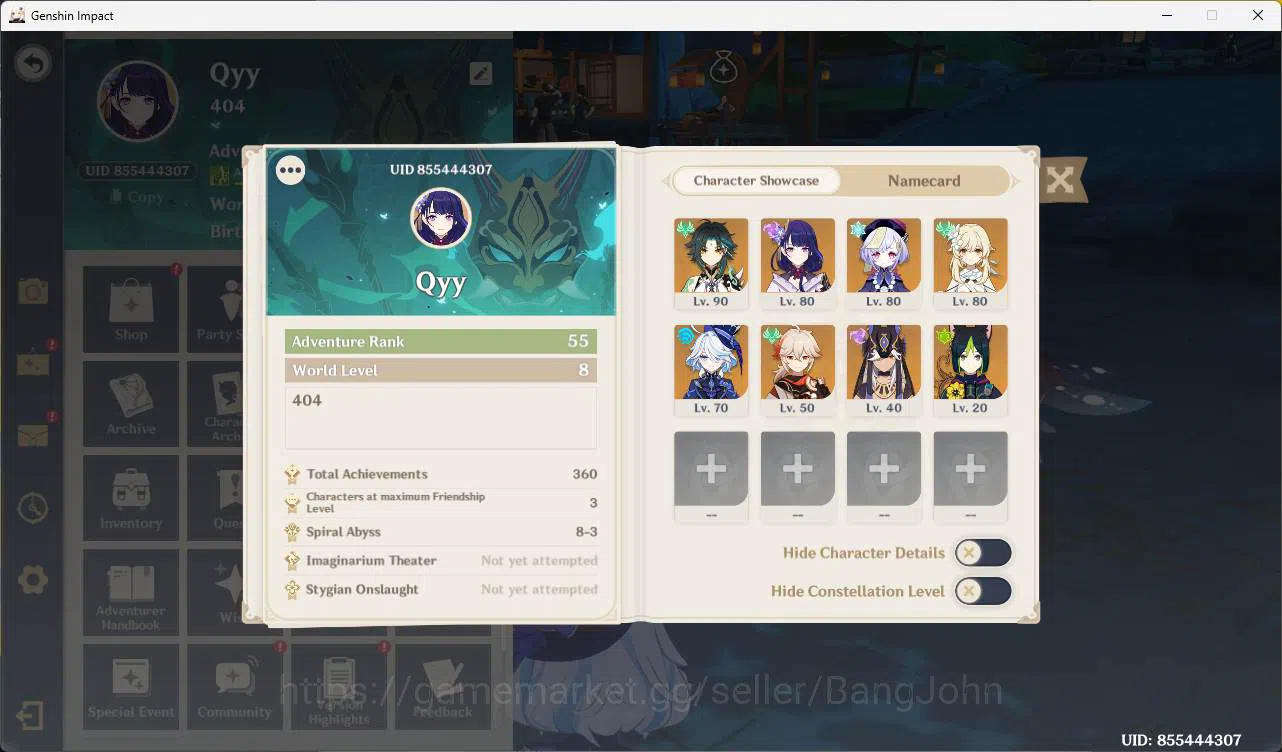 Genshin Impact Accounts ASIA|AR 55|4 limit| XIao,|Furina, Raiden Shogun, K image 18