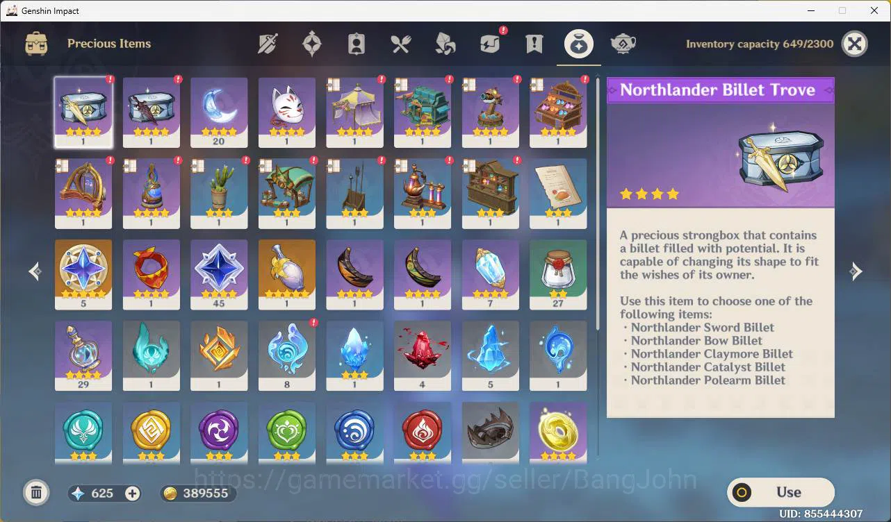 Genshin Impact Accounts ASIA|AR 55|4 limit| XIao,|Furina, Raiden Shogun, K image 7