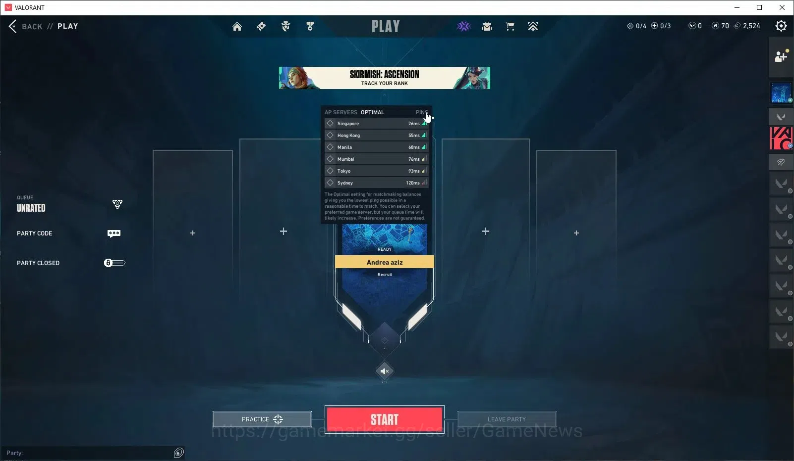 Valorant Accounts AP Server|Lvl 21|Ready Ranked|8 Agent [Reyna, Skye image 4