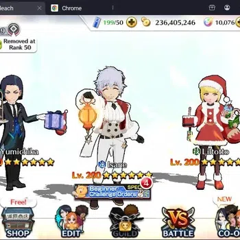 Bleach: Brave Souls Accounts Starter Global |98K BP+10K Orb|Fresh Story|Ichigo DT,|Aizen6th|Liltotto,Isane