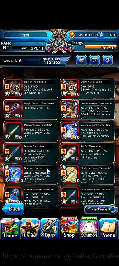 Grand Summoners Accounts Global|Rank 60|20 Ascend| ToumaTW,RimuruTW,MisakaT image 5