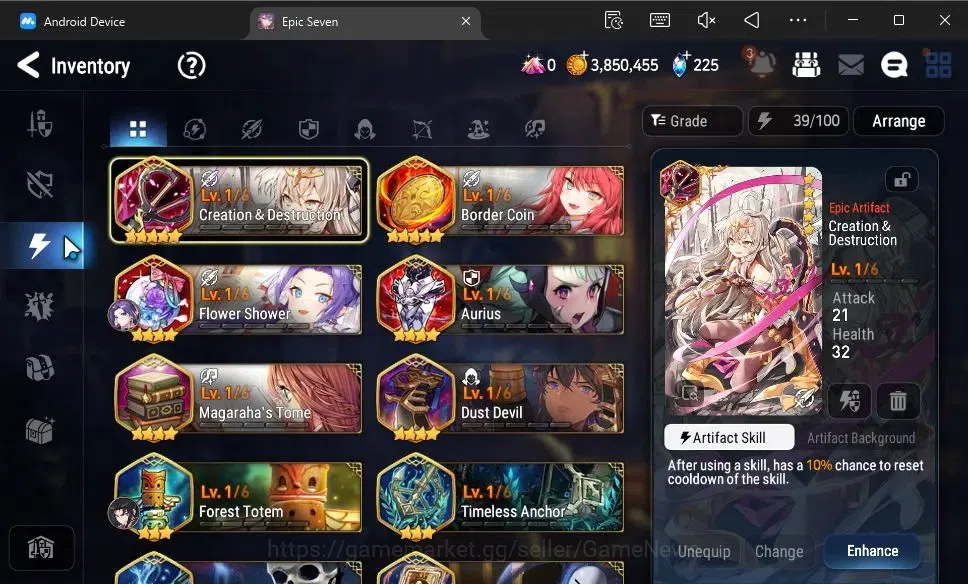 Epic Seven Accounts GLOBAL Unverif|New Era|2 ML(Salome,Mediator Kaweri image 10