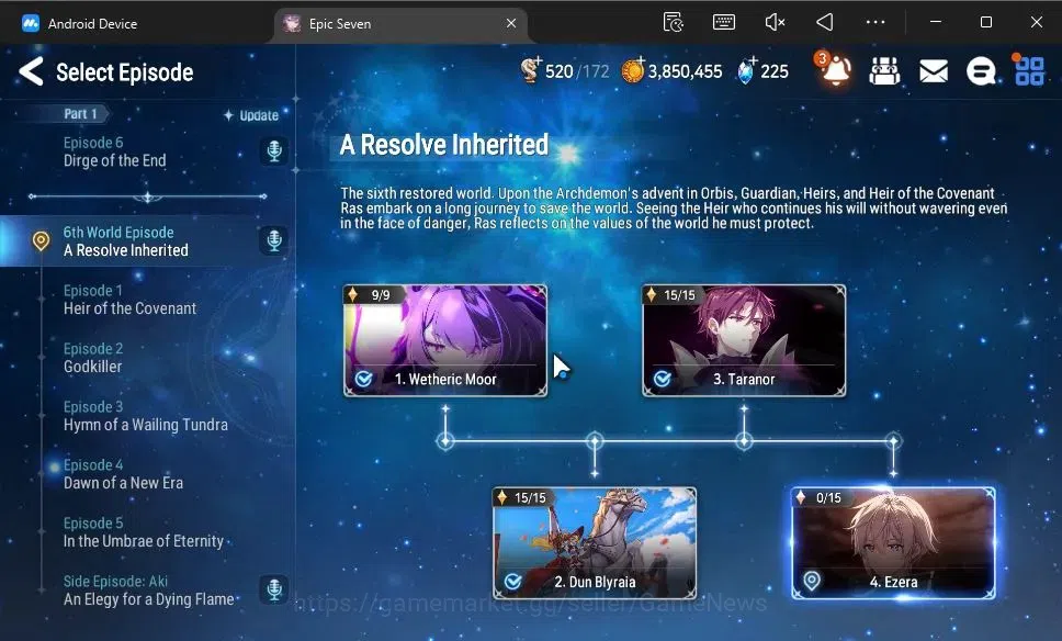 Epic Seven Accounts GLOBAL Unverif|New Era|2 ML(Salome,Mediator Kaweri image 14