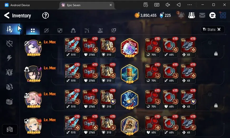 Epic Seven Accounts GLOBAL Unverif|New Era|2 ML(Salome,Mediator Kaweri image 8
