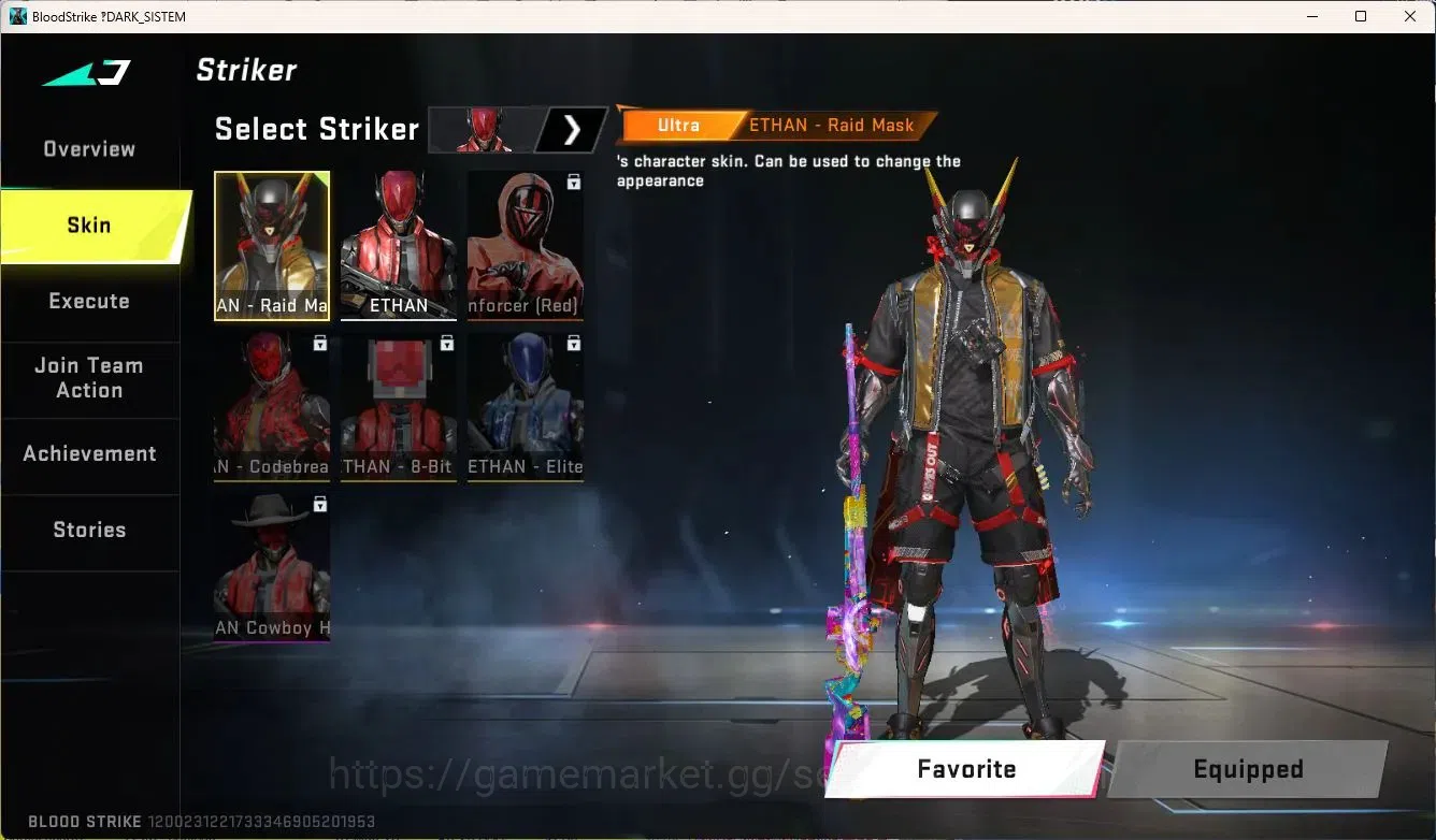 Blood Strike Accounts ASIA | Eternal Desert Eagle-Scorpius(Lv1)|2 Ultra  image 2