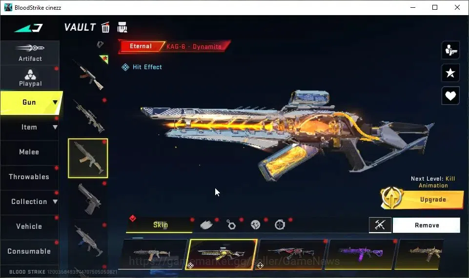 Blood Strike Accounts ASIA|2 EVO[AK47-Hellride Lv4,UMP45-Forsaken Lv4]|1 image 13