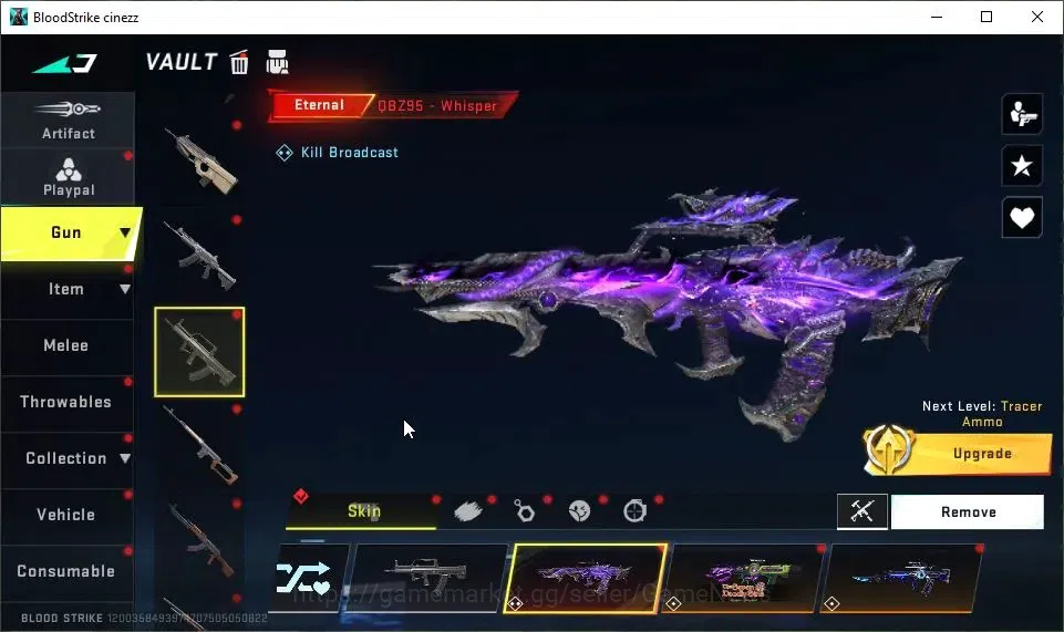 Blood Strike Accounts ASIA|2 EVO[AK47-Hellride Lv4,UMP45-Forsaken Lv4]|1 image 19
