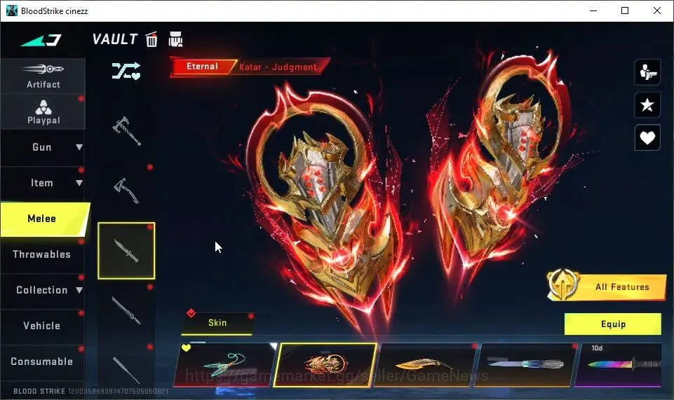 Blood Strike Accounts ASIA|2 EVO[AK47-Hellride Lv4,UMP45-Forsaken Lv4]|1 image 9