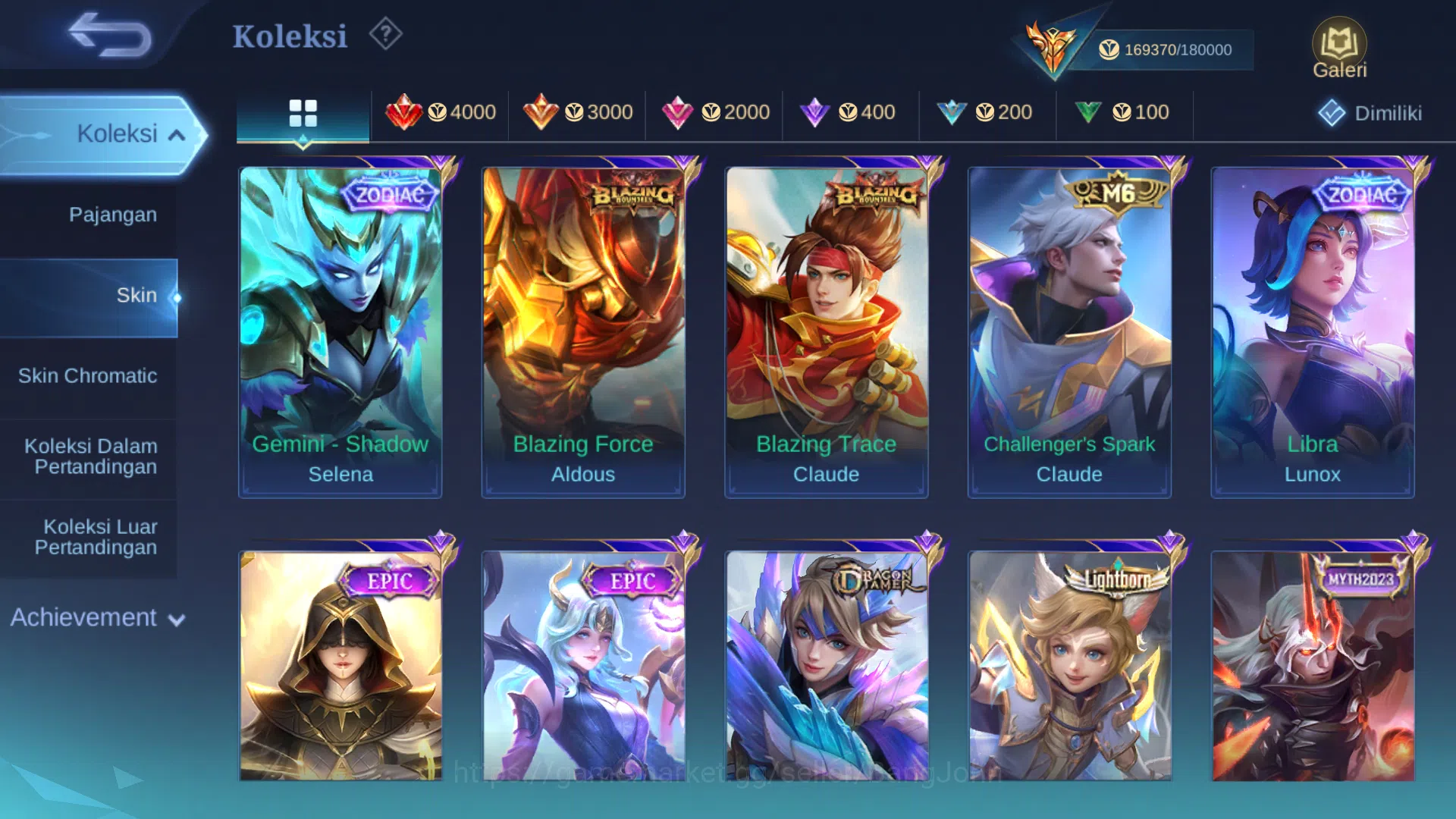 Mobile Legends: Bang Bang Accounts Hero 128 | Skin 404 | Legend Gusion, Lunox | Dawni image 13