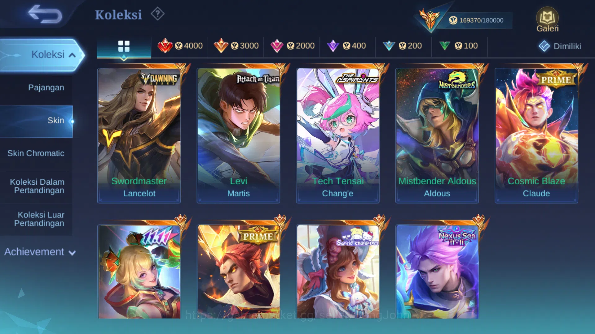 Mobile Legends: Bang Bang Accounts Hero 128 | Skin 404 | Legend Gusion, Lunox | Dawni image 4