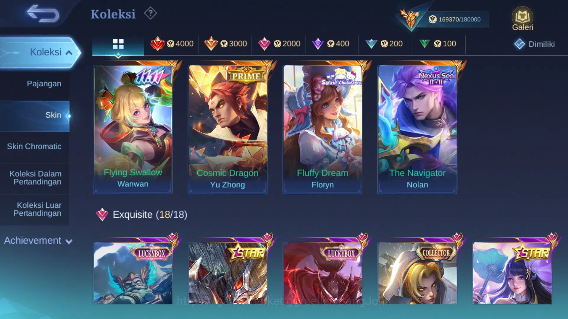 Mobile Legends: Bang Bang Accounts Hero 128 | Skin 404 | Legend Gusion, Lunox | Dawni image 5