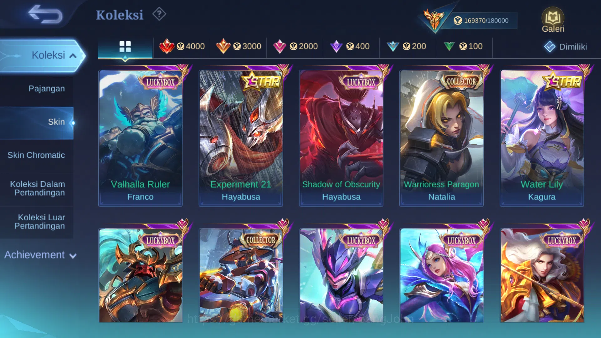 Mobile Legends: Bang Bang Accounts Hero 128 | Skin 404 | Legend Gusion, Lunox | Dawni image 6