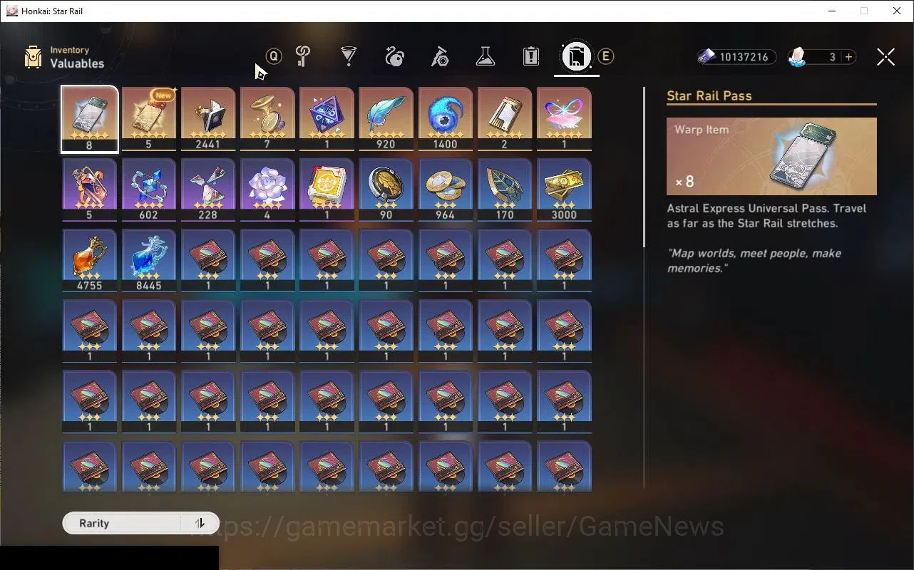 Honkai Star Rail Accounts Others Asia|TL 65|10 Limited|Mortenax Blade,Cyrene,Phainon,HuoHuo,DH Terrae,Hysilens,Kafka,Ruan 10