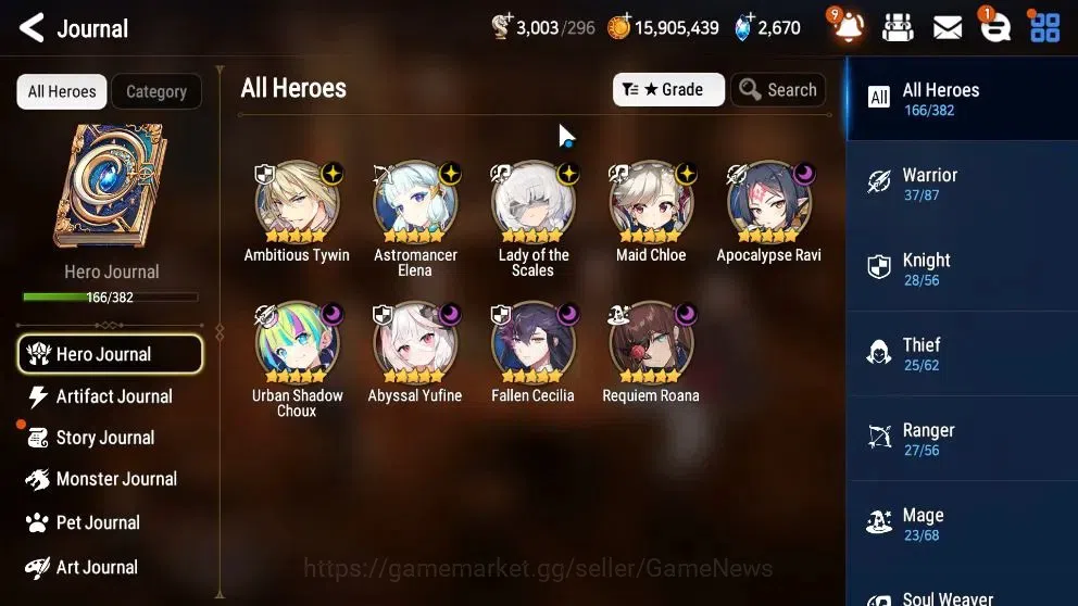 Epic Seven Accounts High-End GLOBAL UnVerif|9 ML (LOT Scales,Maid Chloe,etc)+PByblis,Hecate,Setsuka,AB Fumyr,etc|AUTO WB 6