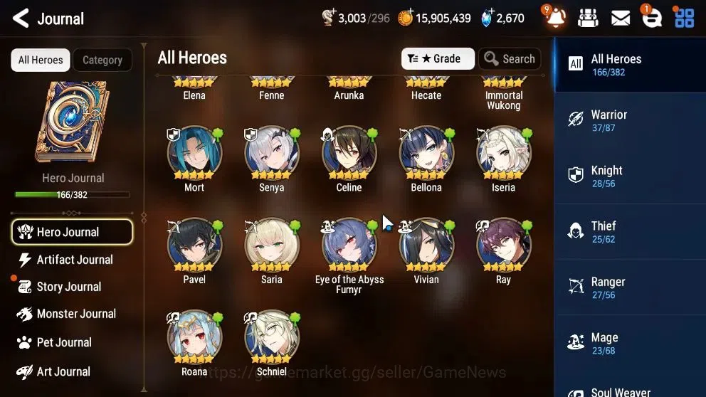 Epic Seven Accounts High-End GLOBAL UnVerif|9 ML (LOT Scales,Maid Chloe,etc)+PByblis,Hecate,Setsuka,AB Fumyr,etc|AUTO WB 9