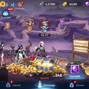 Mobile Legends: Adventure Accounts Sv 70xxx|Lvl 138 VIP 9|22M BP|3 UR,4 Awk|I Crocell,N Tokinibara,H Angela|45 S