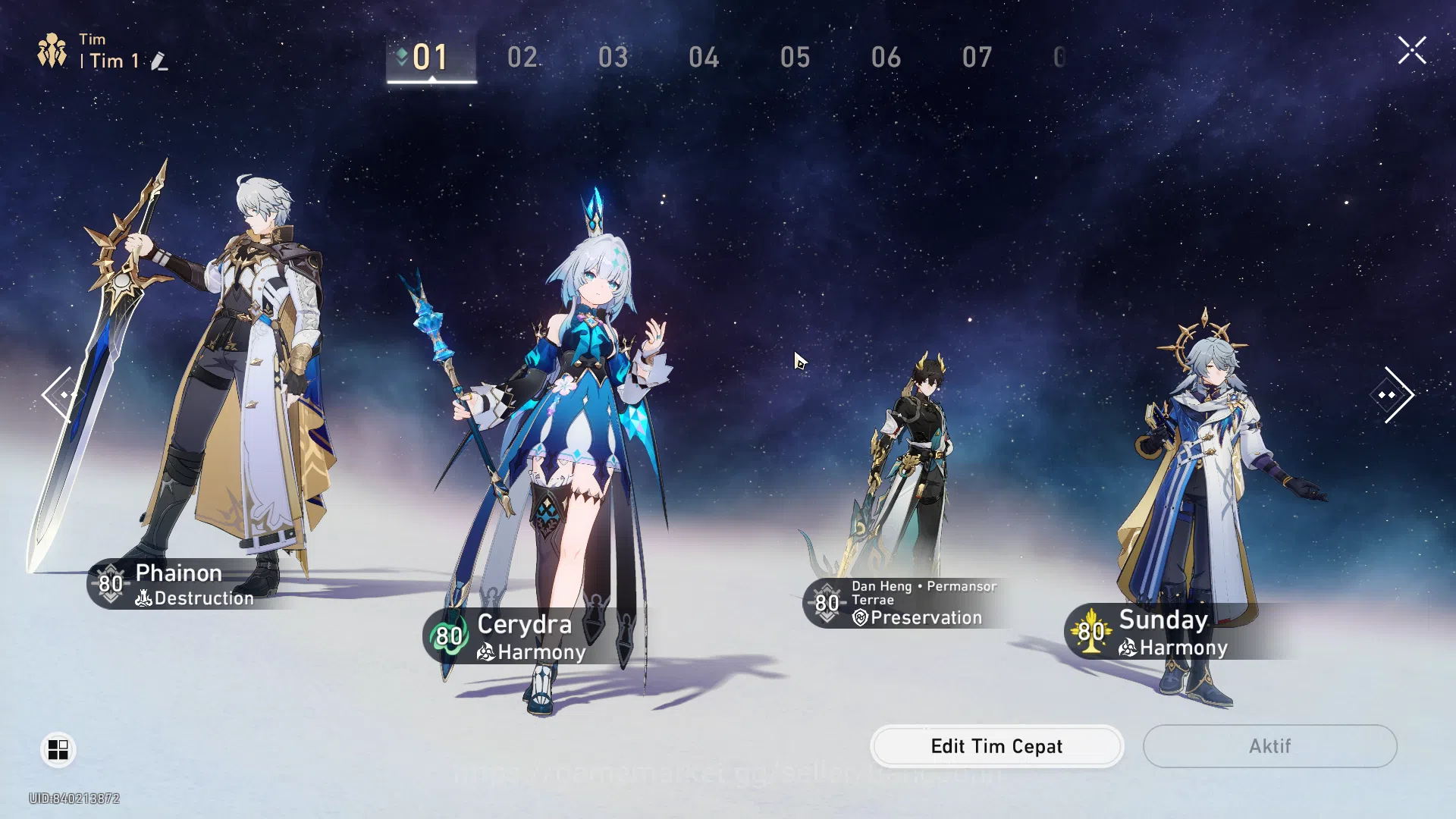 Honkai Star Rail Accounts [ASIA] TL 68 | 10 Limit Prime Team Phainon | LC Si image 11