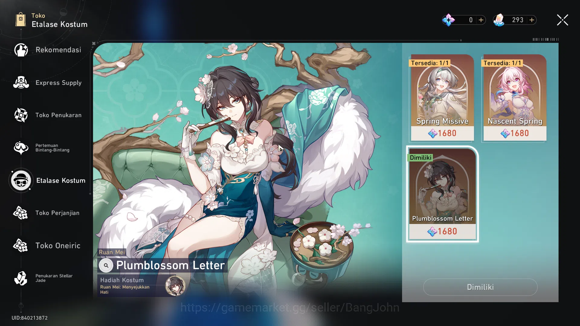 Honkai Star Rail Accounts [ASIA] TL 68 | 10 Limit Prime Team Phainon | LC Si image 6