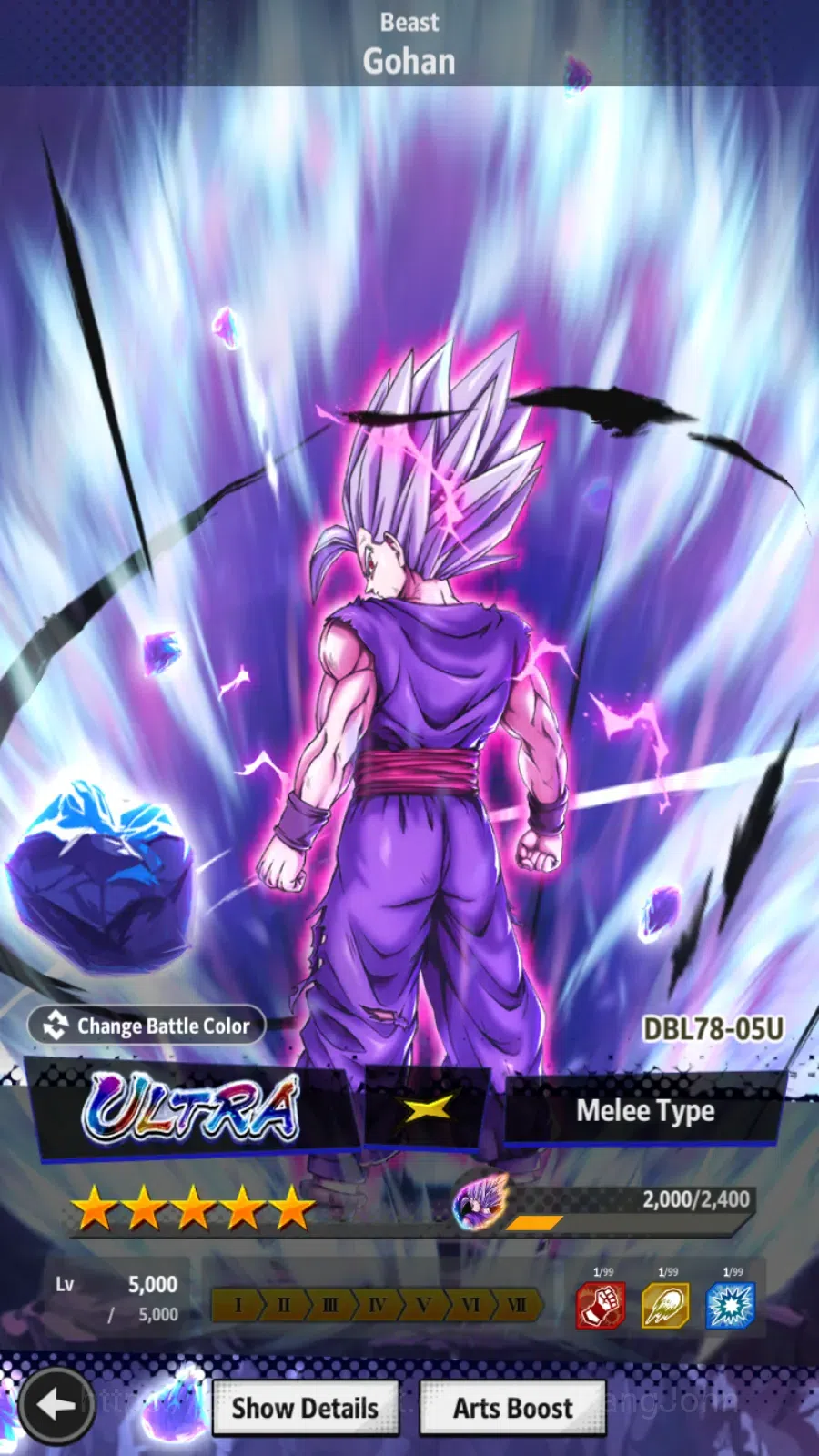 Dragon Ball Legends Accounts Lvl 149|39M Total Power|4 UL|0 LR|Gohan,Perfect Ce image 4