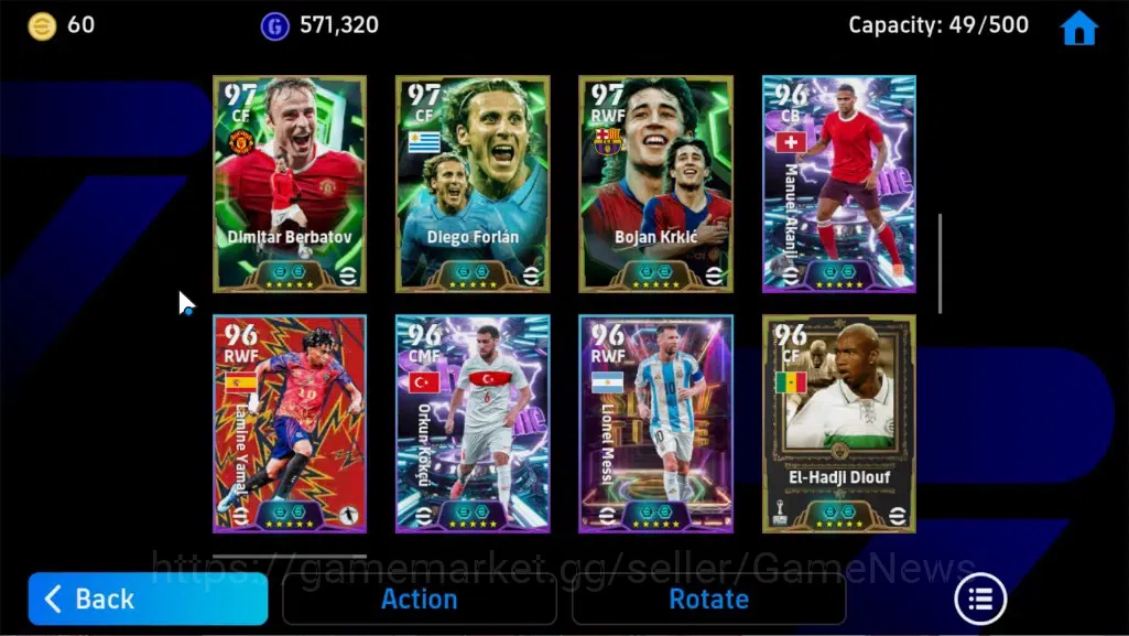 eFootball Accounts Legends & Iconic Players Android|BigTime Gareth Bale,Epic Andrea Pirlo,Oliver Kahn,G Batitusta,Ronaldinho 10