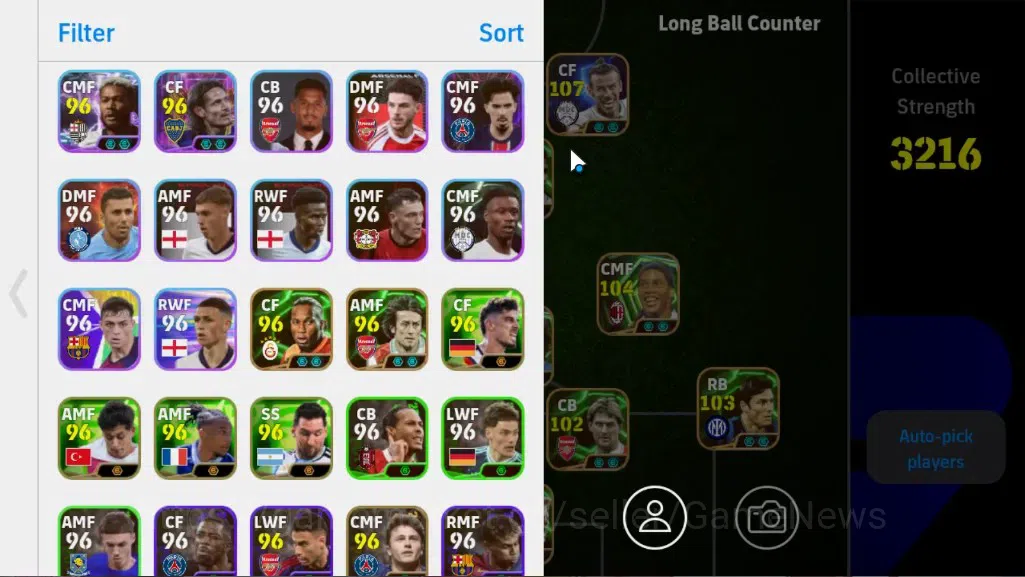 eFootball Accounts Legends & Iconic Players Android|BigTime Gareth Bale,Epic Andrea Pirlo,Oliver Kahn,G Batitusta,Ronaldinho 3