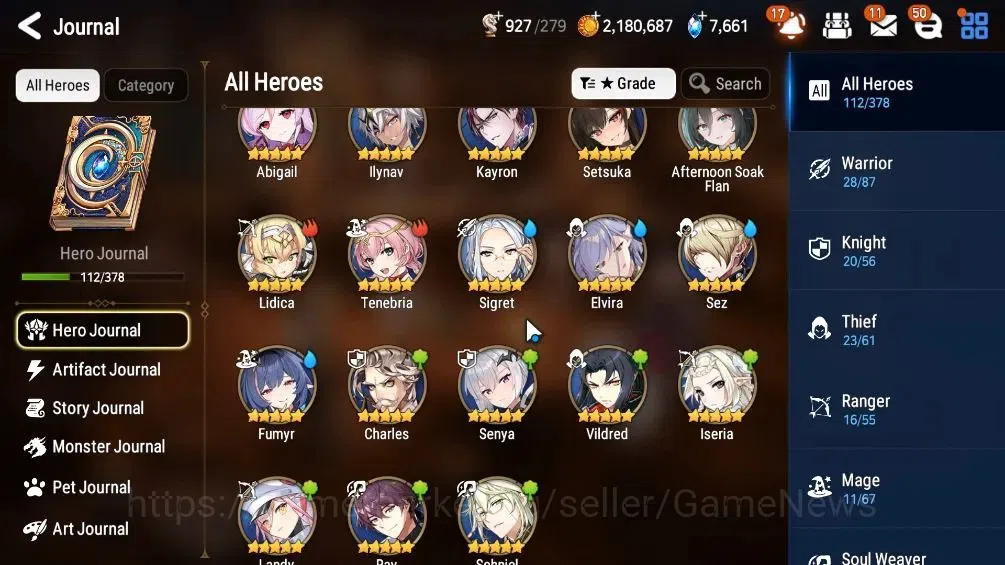 Epic Seven Accounts GLOBAL UNVerif|New Era|7 ML (Solame,SE Celine,Stra image 7