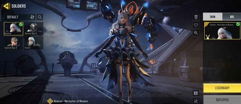 Call of Duty: Mobile Accounts GARENA | Best Starter With Operator Kestrel - Herrscher of Reason / Bronya Zaychik | Lvl 2 1