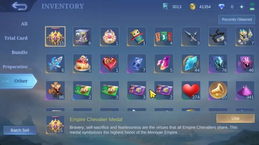 Mobile Legends: Bang Bang Accounts Hero 93|Skin 119|Highets Glory 53|Nata CC,Tigreal image 17