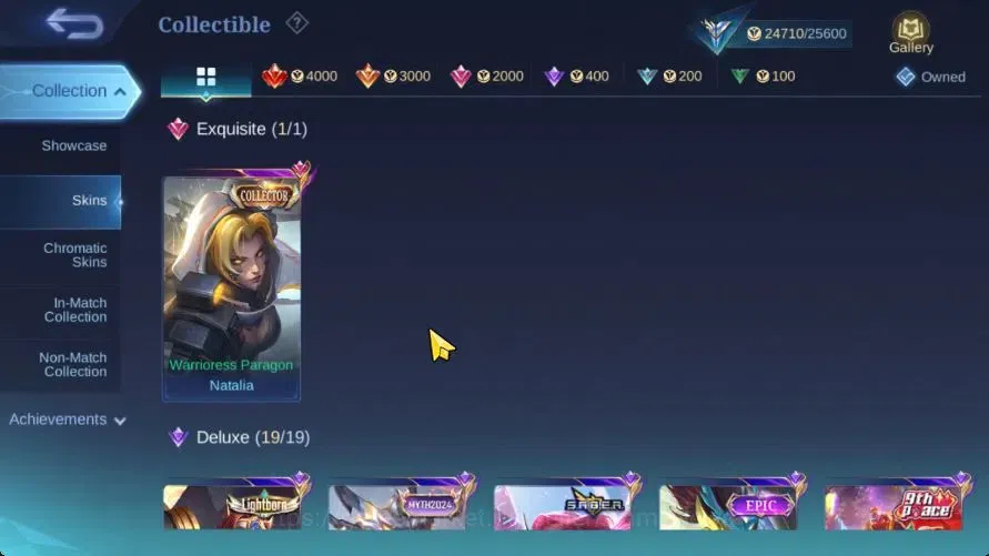 Mobile Legends: Bang Bang Accounts Hero 93|Skin 119|Highets Glory 53|Nata CC,Tigreal image 5