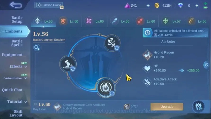 Mobile Legends: Bang Bang Accounts Hero 93|Skin 119|Highets Glory 53|Nata CC,Tigreal image 9