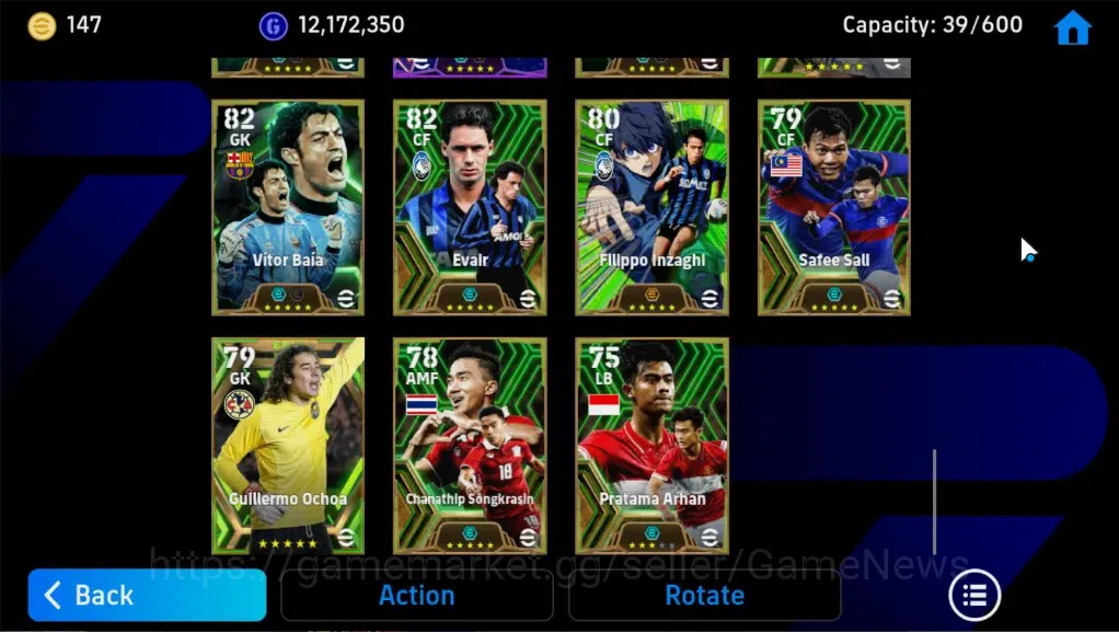 eFootball Accounts Legends & Iconic Players Android|Big Time(Rivaldo)31 Epic,Oliver Kahn,Lionel Messi,Neymar,Charles 9