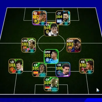 eFootball Accounts Legends & Iconic Players Android|Big Time(Rivaldo)31 Epic,Oliver Kahn,Lionel Messi,Neymar,Charles
