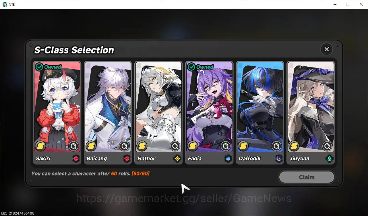 Neverness to Everness Accounts GLOBAL SEA|HL 3|3 SSR| Limited Hotori, Sakiri, Fad image 7