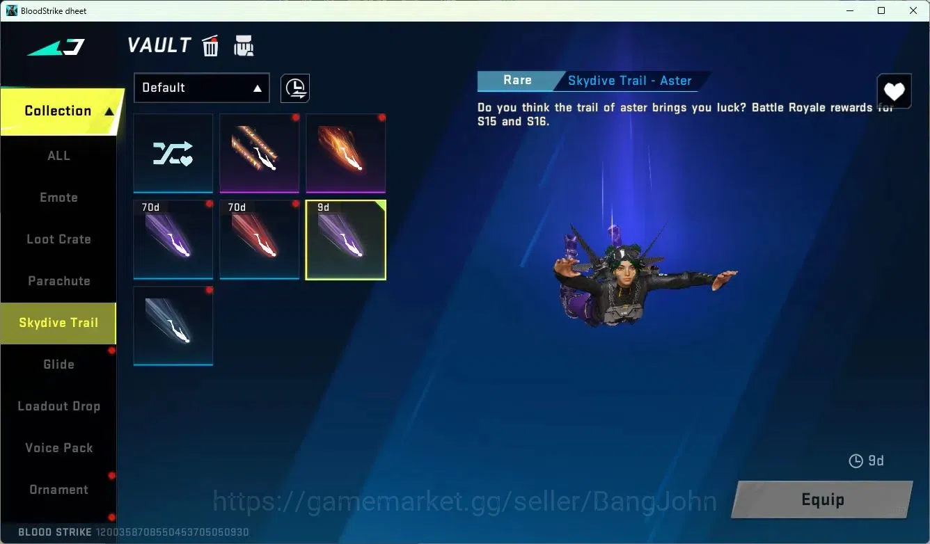 Blood Strike Accounts ASIA | 3 Collab Skins | 1 Limited Skins | 9 Legend image 10