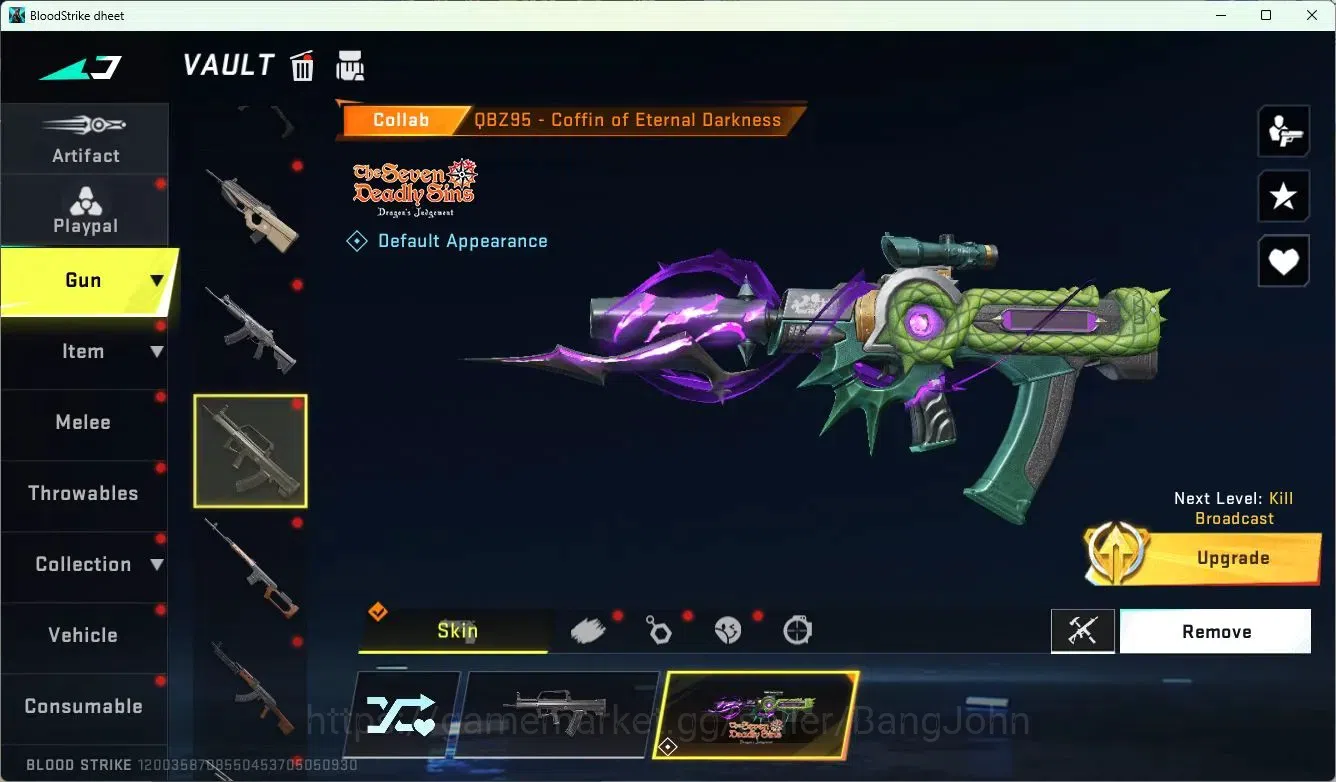 Blood Strike Accounts ASIA | 3 Collab Skins | 1 Limited Skins | 9 Legend image 16