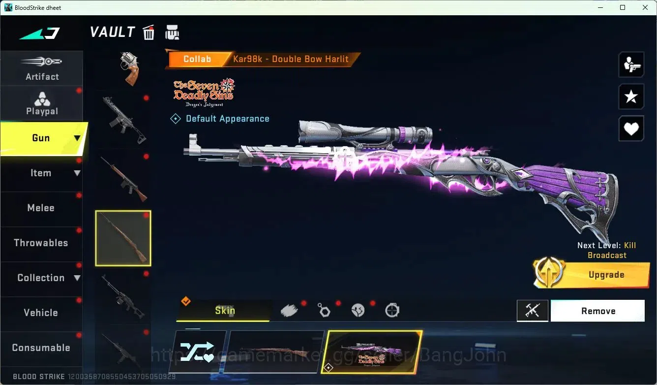 Blood Strike Accounts ASIA | 3 Collab Skins | 1 Limited Skins | 9 Legend image 18