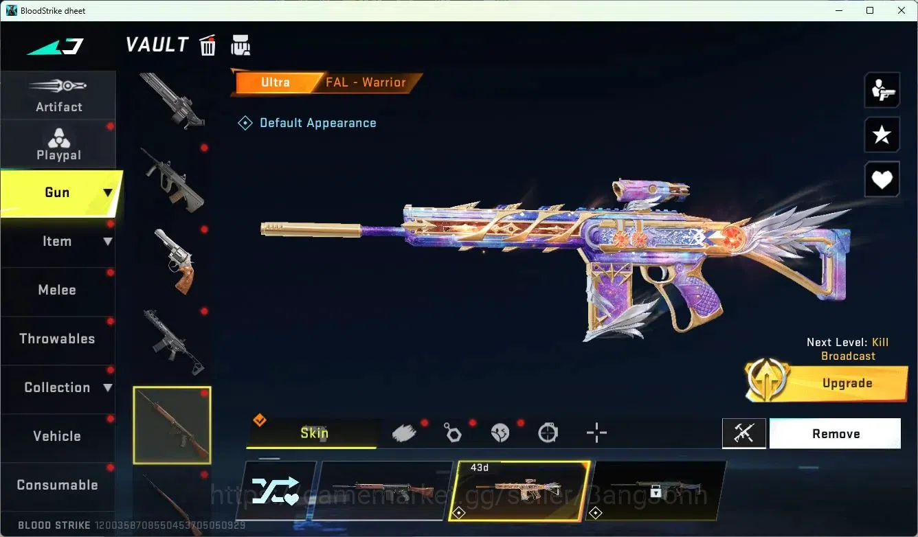 Blood Strike Accounts ASIA | 3 Collab Skins | 1 Limited Skins | 9 Legend image 19