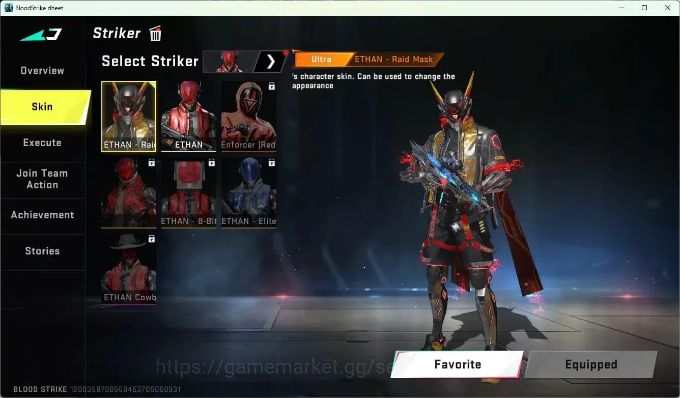 Blood Strike Accounts ASIA | 3 Collab Skins | 1 Limited Skins | 9 Legend image 6