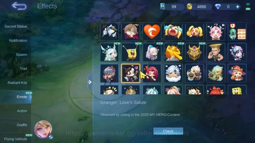 Mobile Legends: Bang Bang Accounts Hero 112|Skin 216|High Imo 123|Argus StarWars,Kari image 20