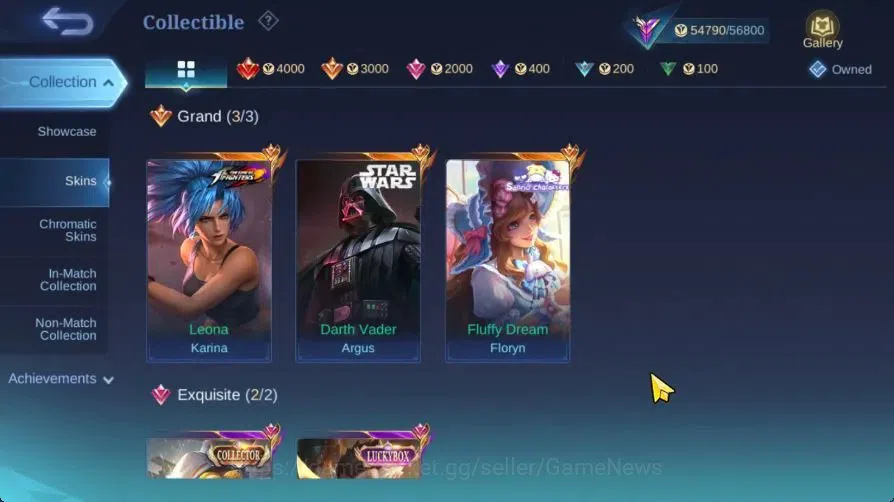Mobile Legends: Bang Bang Accounts Hero 112|Skin 216|High Imo 123|Argus StarWars,Kari image 5