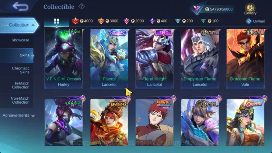 Mobile Legends: Bang Bang Accounts Hero 112|Skin 216|High Imo 123|Argus StarWars,Kari image 9