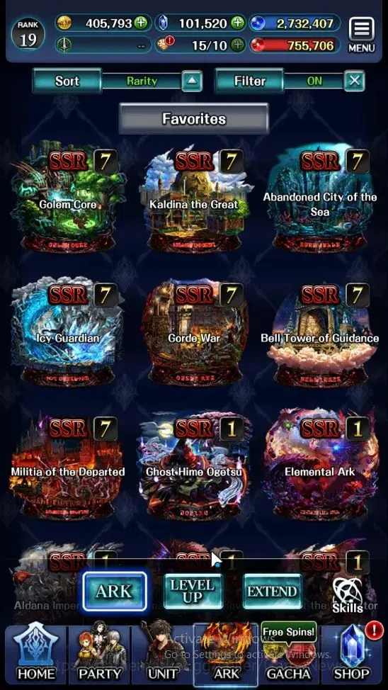 Last Cloudia Accounts Endgame GLOBAL|Rank 19|101k Crystal|Collab BraveFrontier (G Tilith,FG Vargas)+Top Tier(G Lilaha,Kanon 3