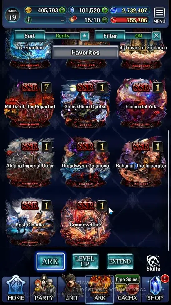 Last Cloudia Accounts Endgame GLOBAL|Rank 19|101k Crystal|Collab BraveFrontier (G Tilith,FG Vargas)+Top Tier(G Lilaha,Kanon 4