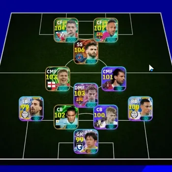 eFootball Accounts High-End Android|Big Time K. Kvaratskhelia|6 Epic(Luis Suarez,Reus,PE Aubameyang)|6 ShowTime Frenkie D