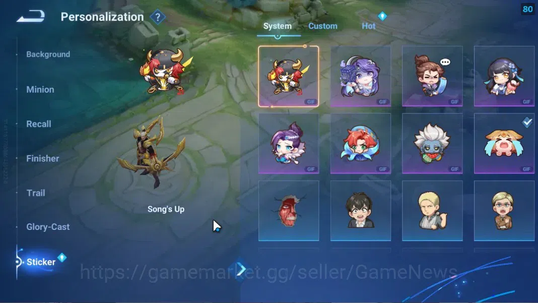 Honor of Kings Accounts Hero 112 Skin 63|Grandmaster Gan&Mo,Legend Lady Su image 11