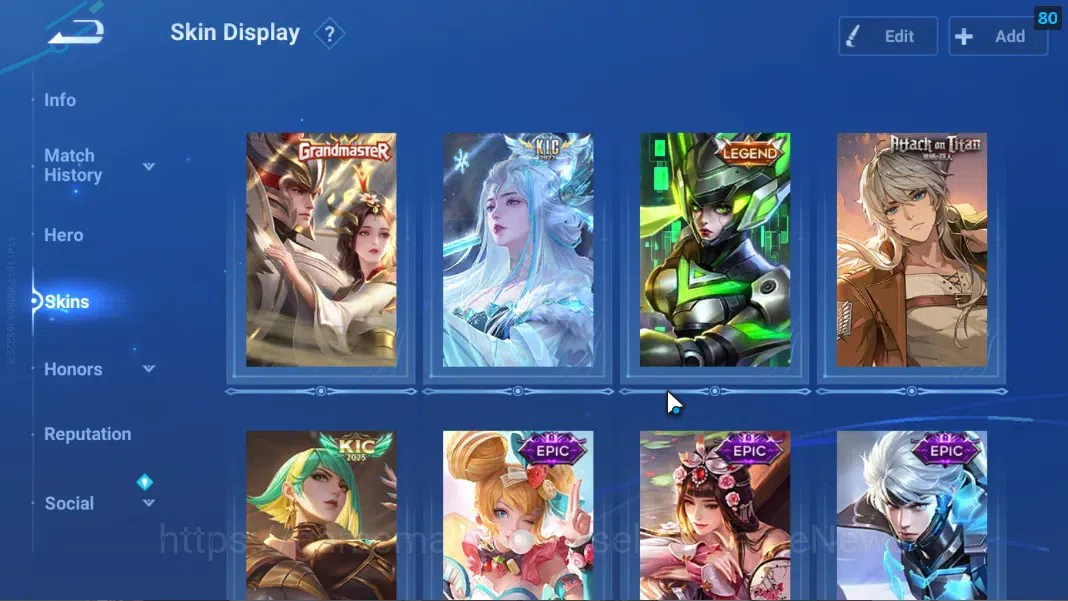 Honor of Kings Accounts Hero 112 Skin 63|Grandmaster Gan&Mo,Legend Lady Su image 3